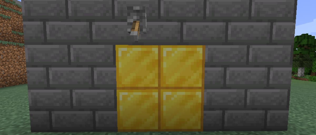 隠しドアの作り方 | Minecraft